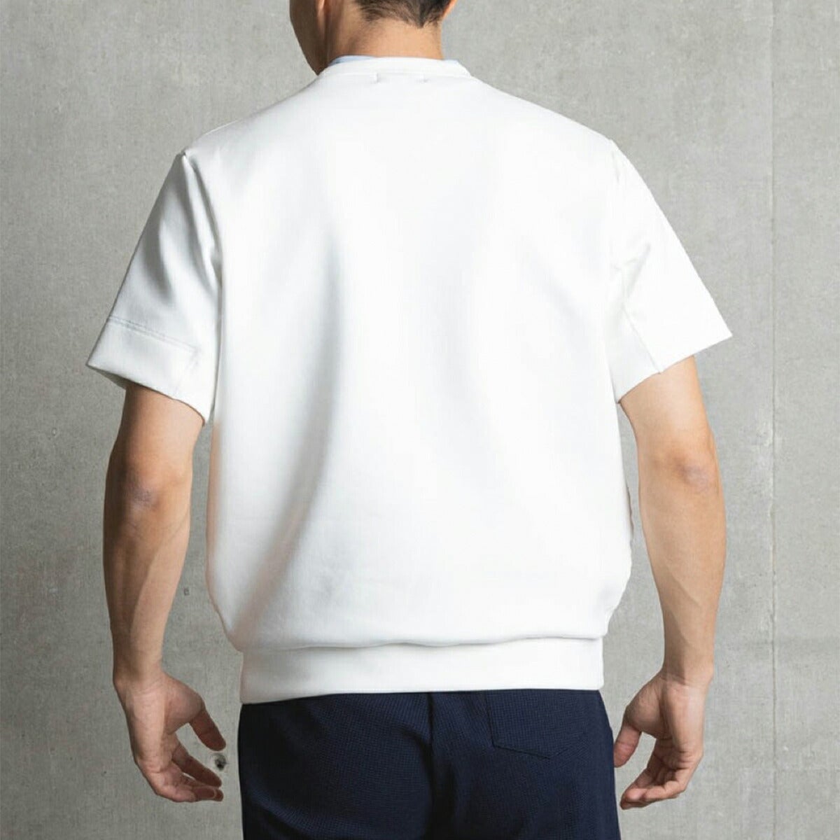 アルチビオ2026年春夏モデルメンズロゴ刺繍ダンボール半袖プルオーバー【メンズ】ロゴ刺繍ダンボールプルオーバーA569305【26SS】