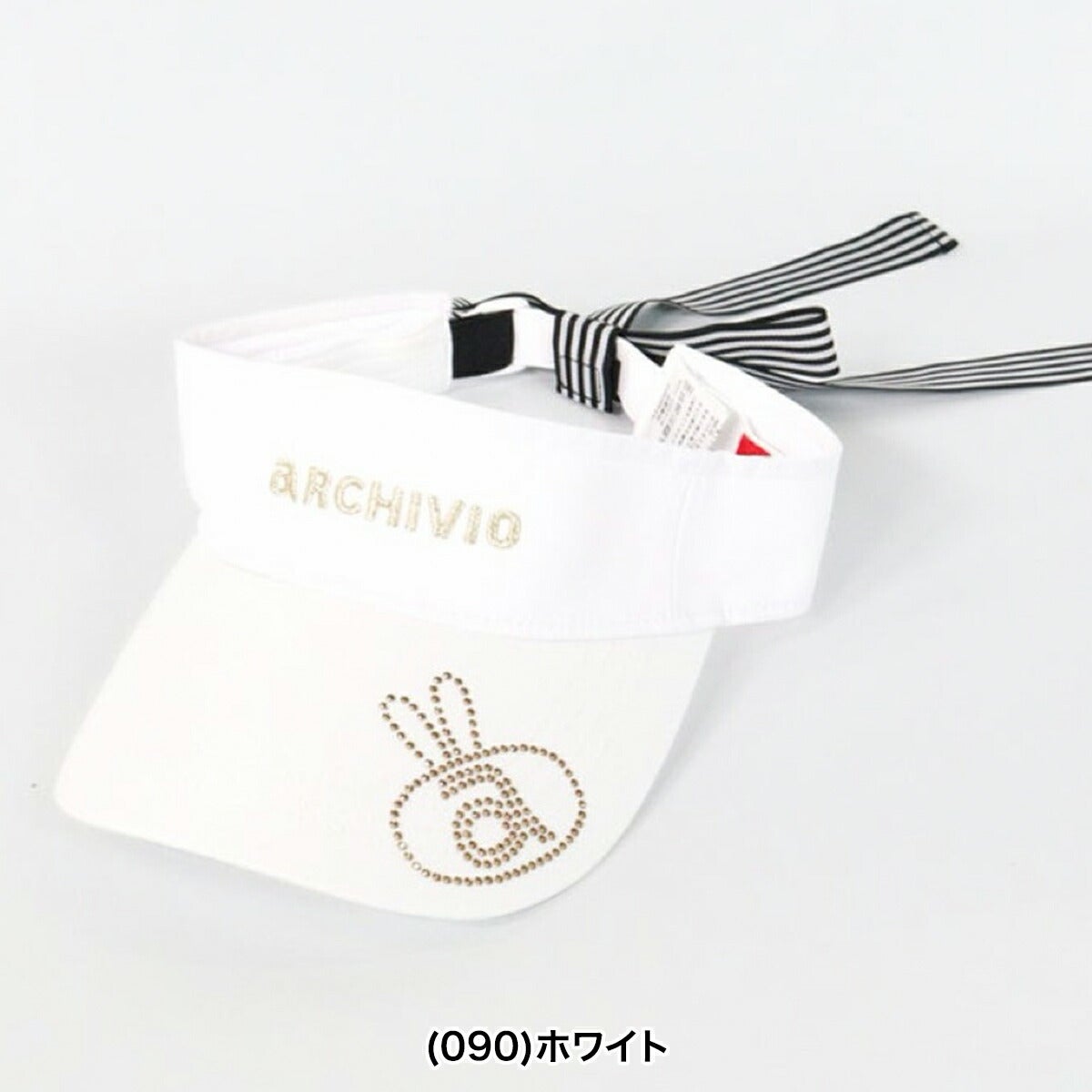 アルチビオ2026年春夏モデルレディースボーダーリボンサンバイザーボーダーリボンサンバイザーA550303【26SS】