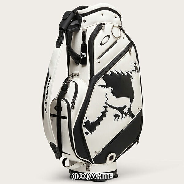 オークリー2025年春夏モデルメンズSKULLGOLFBAG18.0キャディーバッグ9.5型4.5kg5分割ネームプレート付属刻印タイプFOS901966OAKLEY【25】