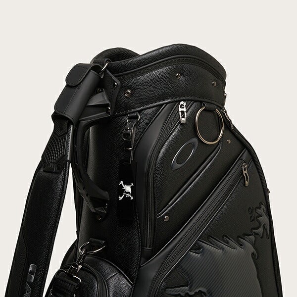 オークリー2025年春夏モデルメンズSKULLGOLFBAG18.0キャディーバッグ9.5型4.5kg5分割ネームプレート付属刻印タイプFOS901966OAKLEY【25】