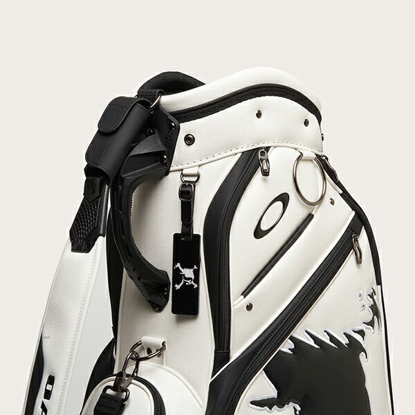 オークリー2025年春夏モデルメンズSKULLGOLFBAG18.0キャディーバッグ9.5型4.5kg5分割ネームプレート付属刻印タイプFOS901966OAKLEY【25】