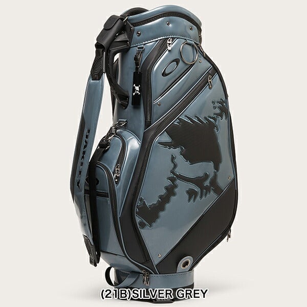 オークリー2025年春夏モデルメンズSKULLGOLFBAG18.0キャディーバッグ9.5型4.5kg5分割ネームプレート付属刻印タイプFOS901966OAKLEY【25】