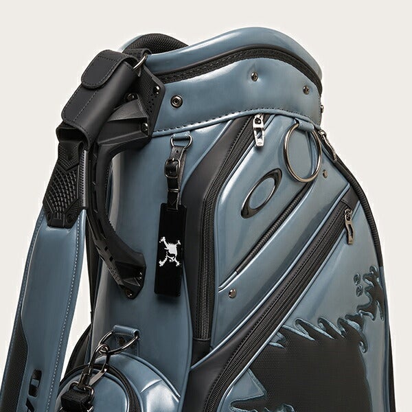 オークリー2025年春夏モデルメンズSKULLGOLFBAG18.0キャディーバッグ9.5型4.5kg5分割ネームプレート付属刻印タイプFOS901966OAKLEY【25】