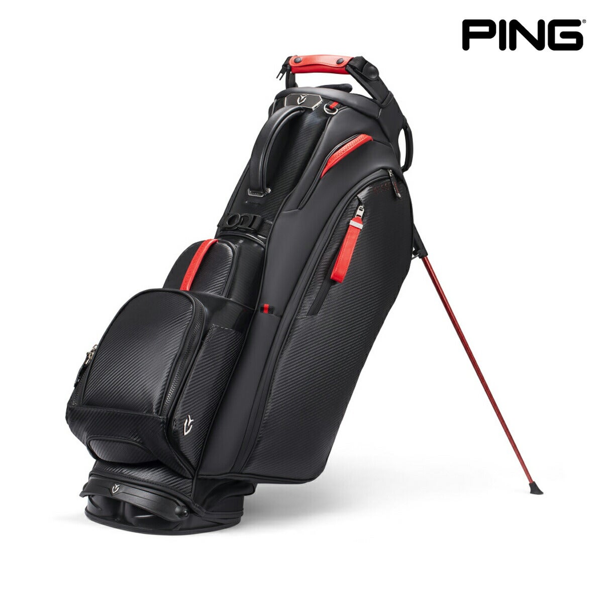★期間限定★【全品対象！エントリーでポイント3倍♪】ベゼルPLAYER5.0キャディーバッグ8.5型47インチ対応6分割ネームプレート付属刻印タイプ【26】