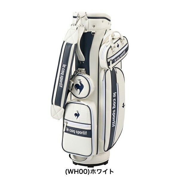 ルコック2025年春夏モデルレディースCOMFYPOCKETキャディーバッグ着脱可能ポーチ付き3.7kg8.５型6分割47インチ対応ネームプレート付属刻印タイプLG5SCB02L【25】