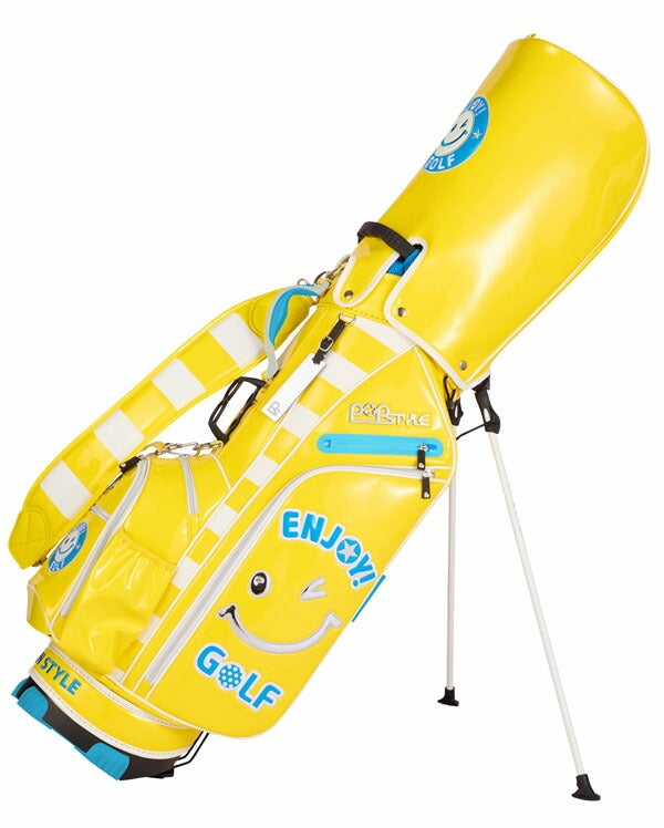 ウィンウィンスタイルENJOYGOLFPearlSTスタンドキャディーバッグ3.6kg9型47インチ対応5分割ネームプレート付属刻印タイプCB-140キャディバッグゴルフバッグ【25】