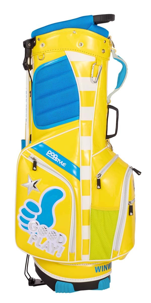ウィンウィンスタイルENJOYGOLFPearlSTスタンドキャディーバッグ3.6kg9型47インチ対応5分割ネームプレート付属刻印タイプCB-140キャディバッグゴルフバッグ【25】