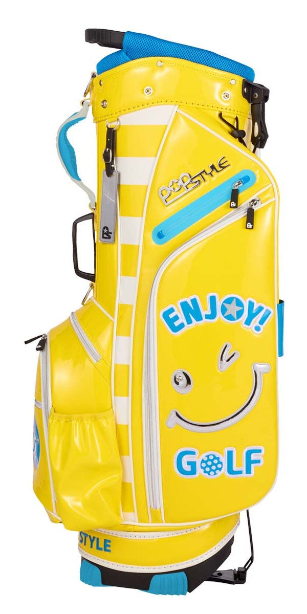ウィンウィンスタイルENJOYGOLFPearlSTスタンドキャディーバッグ3.6kg9型47インチ対応5分割ネームプレート付属刻印タイプCB-140キャディバッグゴルフバッグ【25】