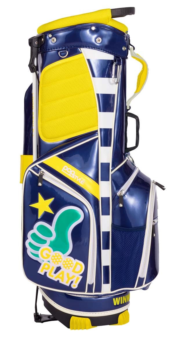ウィンウィンスタイルENJOYGOLFPearlSTスタンドキャディーバッグ3.6kg9型47インチ対応5分割ネームプレート付属刻印タイプCB-141キャディバッグゴルフバッグ【25】