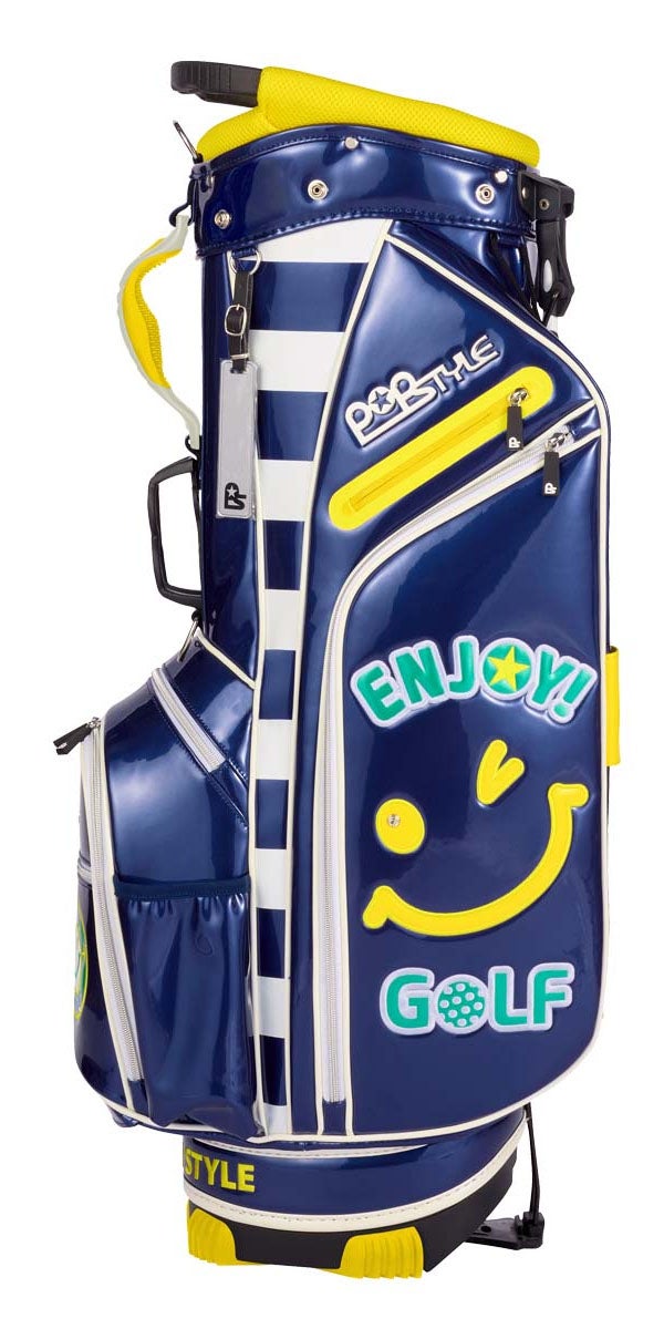 ウィンウィンスタイルENJOYGOLFPearlSTスタンドキャディーバッグ3.6kg9型47インチ対応5分割ネームプレート付属刻印タイプCB-141キャディバッグゴルフバッグ【25】