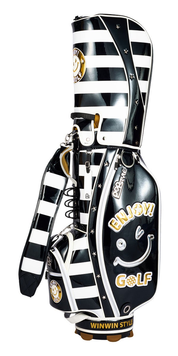 ウィンウィンスタイルENJOYGOLFPearlキャディーバッグ4kg9型47インチ対応5分割ネームプレート付属刻印タイプCB-143キャディバッグゴルフバッグ【25】
