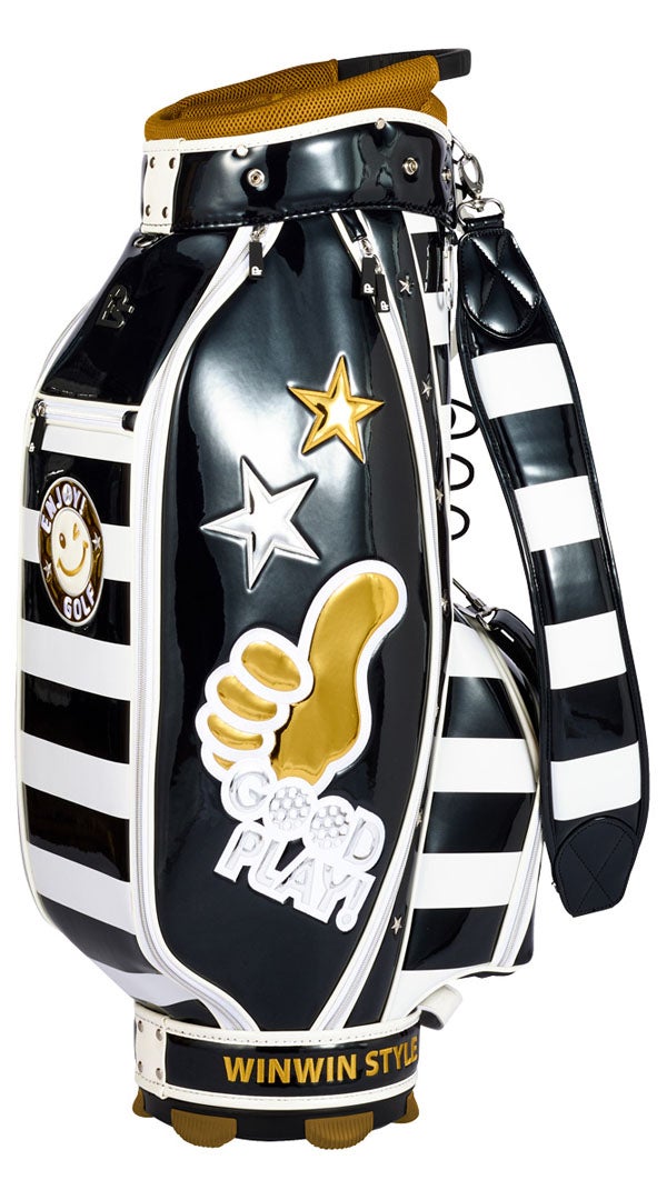 ウィンウィンスタイルENJOYGOLFPearlキャディーバッグ4kg9型47インチ対応5分割ネームプレート付属刻印タイプCB-143キャディバッグゴルフバッグ【25】