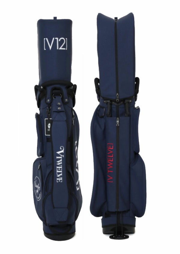 V122025年春夏モデルユニセックスPUNCHINGスタンドキャディーバッグ3.7kg5分割ネームプレート付属刻印不可V122511-CB05【25】