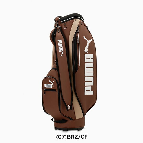 プーマゴルフ2025年秋冬モデルユニセックスベーシックPUMAキャディーバッグ3.1kg9型47インチ対応5分割ネームプレート付属無し091931【25】