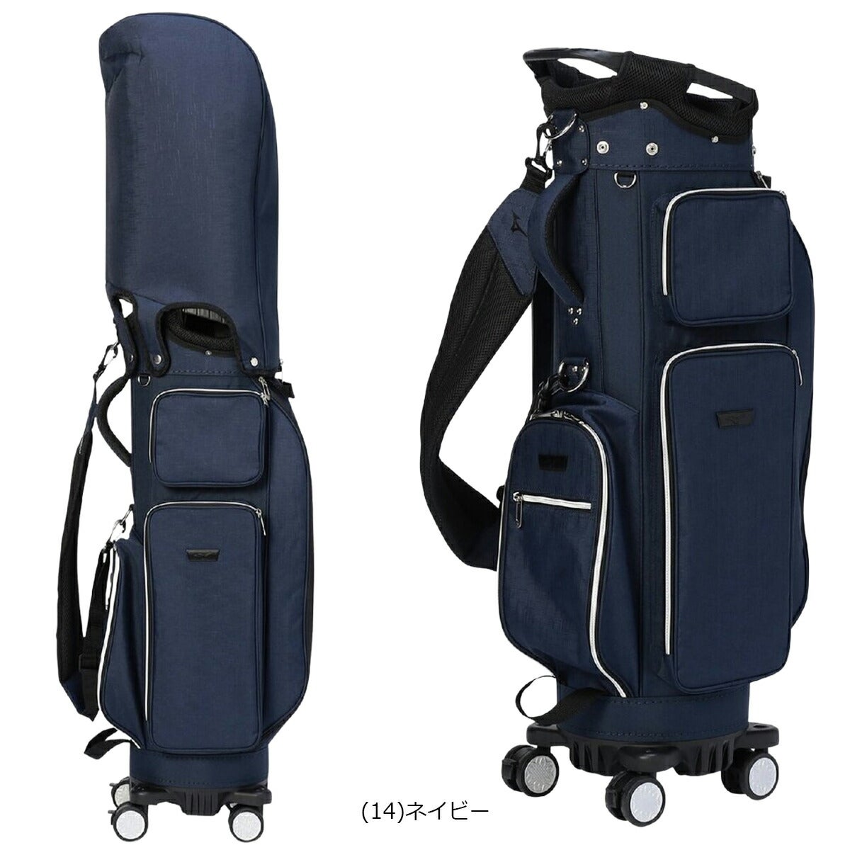 ミズノ4輪キャスターバッグキャディバッグ3.1kg5分割ネームプレート付属なし5LJC2656キャディーバッグ【26SS】