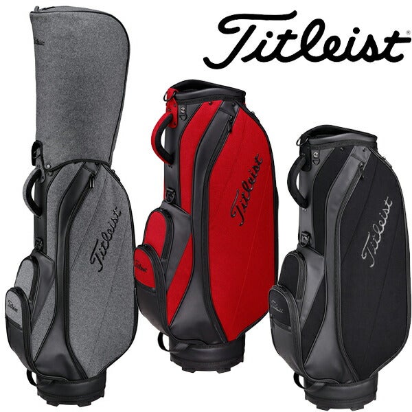 タイトリストメンズフォールコレクションキャディーバッグ8.5型3.2kg47インチ5分割TB22FCBJキャディバッグTitleist【22】