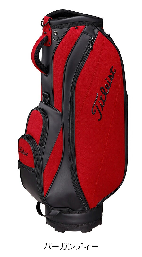 タイトリストメンズフォールコレクションキャディーバッグ8.5型3.2kg47インチ5分割TB22FCBJキャディバッグTitleist【22】