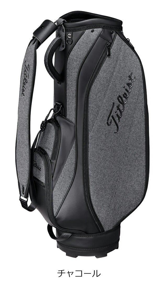 タイトリストメンズフォールコレクションキャディーバッグ8.5型3.2kg47インチ5分割TB22FCBJキャディバッグTitleist【22】