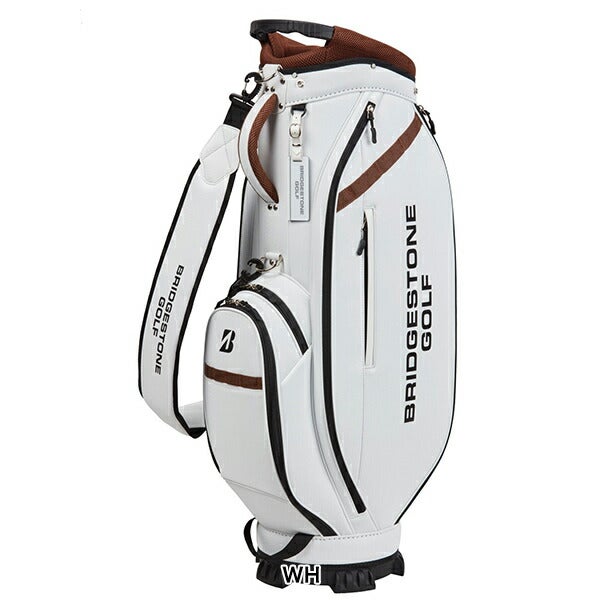 ブリヂストンゴルフメンズBSG軽量スポーティモデルキャディーバッグ2.8kg9.5型47インチ対応5分割ネームプレート付属刻印タイプCB2524【25】