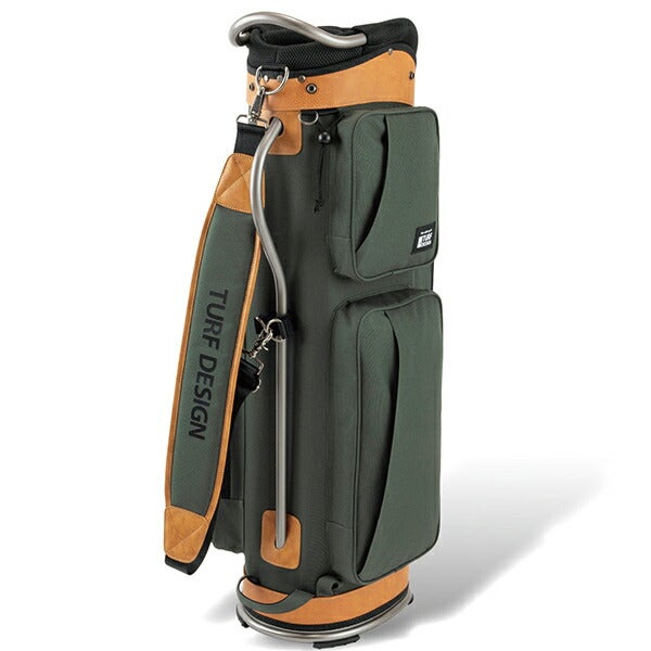 ターフデザインキャディーバッグ2.5kg9.5型47インチ対応ネームプレート付属刻印タイプTDCB-BE70【25】