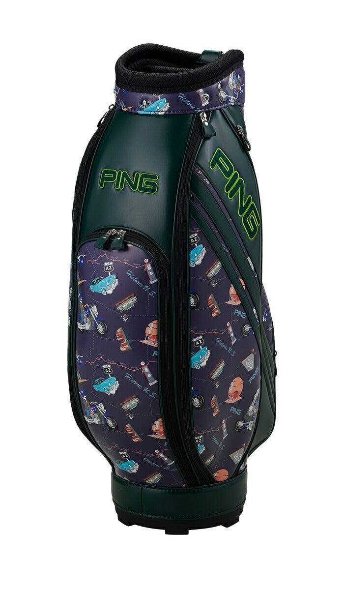 ピンゴルフユニセックスMR.PINGライダーキャディーバッグ3.7kg9型5分割ネームプレート付属無しCB-N2506【25】
