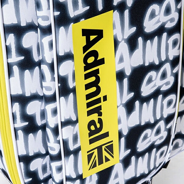 アドミラルゴルフ2023年春夏モデルユニセックスロゴシリーズキャディーバッグADMG3AC89型4分割3.1kg46インチ対応ネームプレート対応不可AdmiralGOLF【23】
