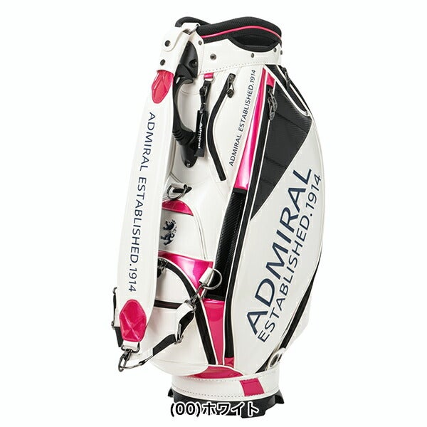 アドミラル2024年春夏モデルユニセックスパフォーマンスキャディーバッグ9.0型5分割重量4.7kg46インチ対応ADMG4AC1AdmiralGOLF【24】
