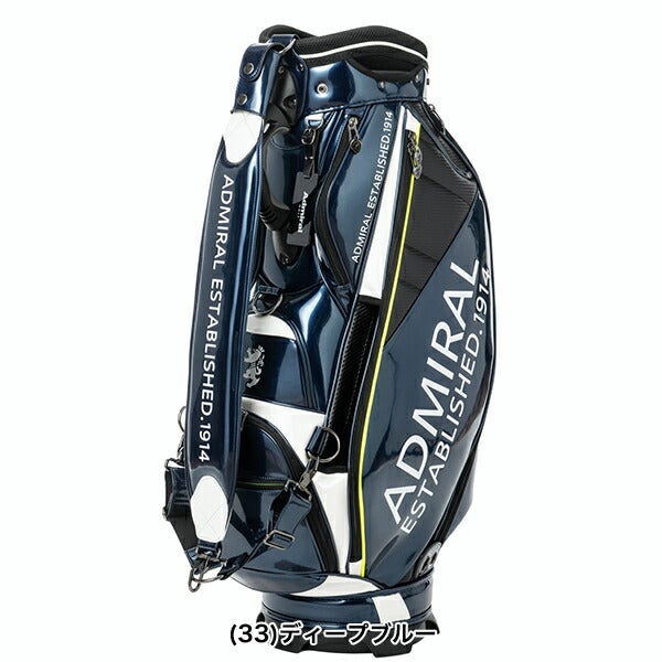 アドミラル2024年春夏モデルユニセックスパフォーマンスキャディーバッグ9.0型5分割重量4.7kg46インチ対応ADMG4AC1AdmiralGOLF【24】