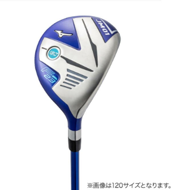ミズノジュニアJM01120タイプゴルフクラブ9本組(W1、FW5、UT5、I7-9、PW、SW、PT）EXSARforJRカーボンシャフトキャディーバッグ付【25】