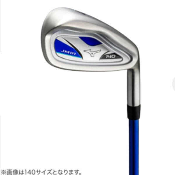 ミズノジュニアJM01140タイプゴルフクラブ6本組(W1、FW5、I7、I9、SW、PT）EXSARforJRカーボンシャフトキャディーバッグ付属【25】