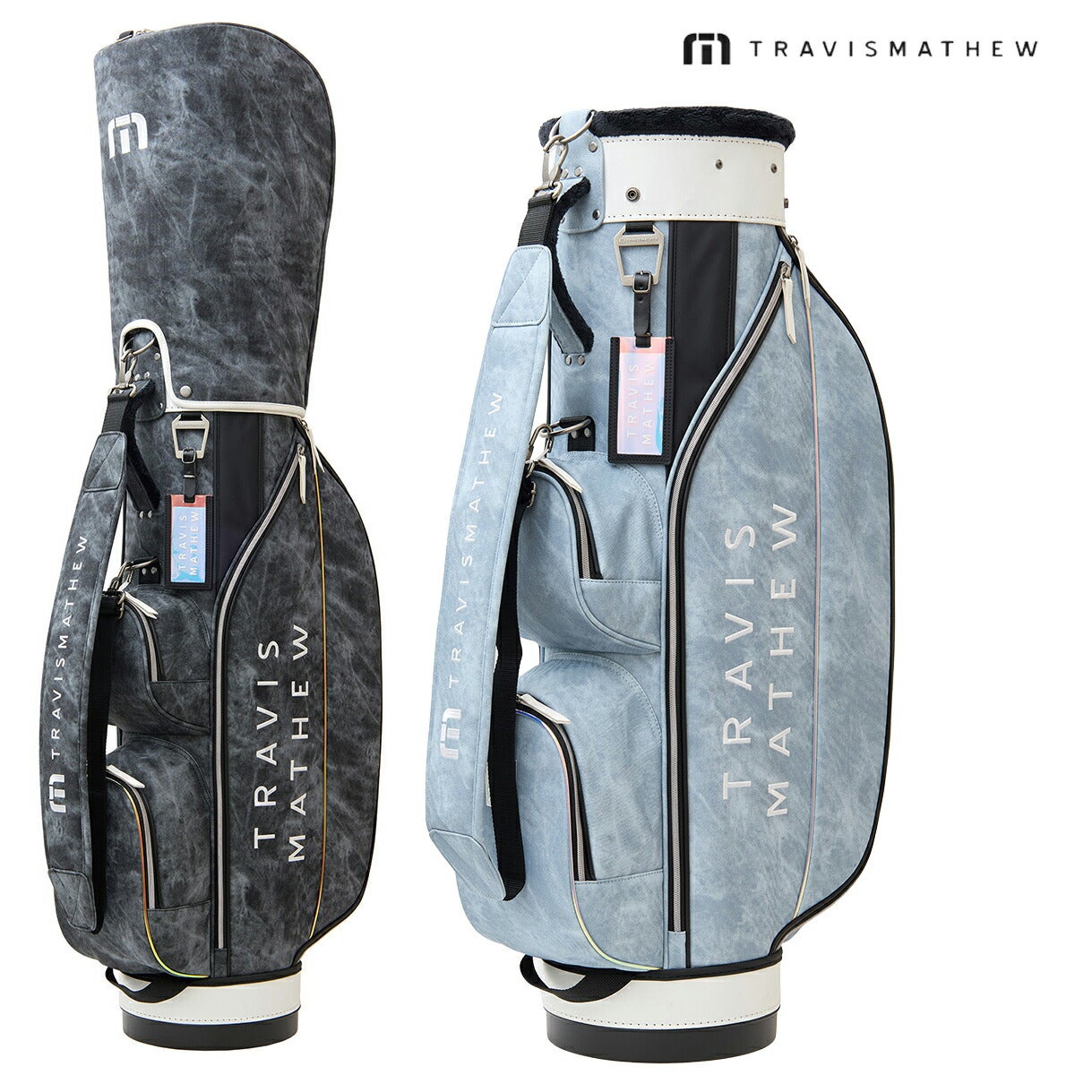 ★12月限定★【全品対象！エントリーでポイント3倍！】トラヴィスマシューMOTIFCARTBAG25キャディーバッグ3.8kg9型47インチ対応6分割ネームプレート付属刻印タイプ7AM900【25】