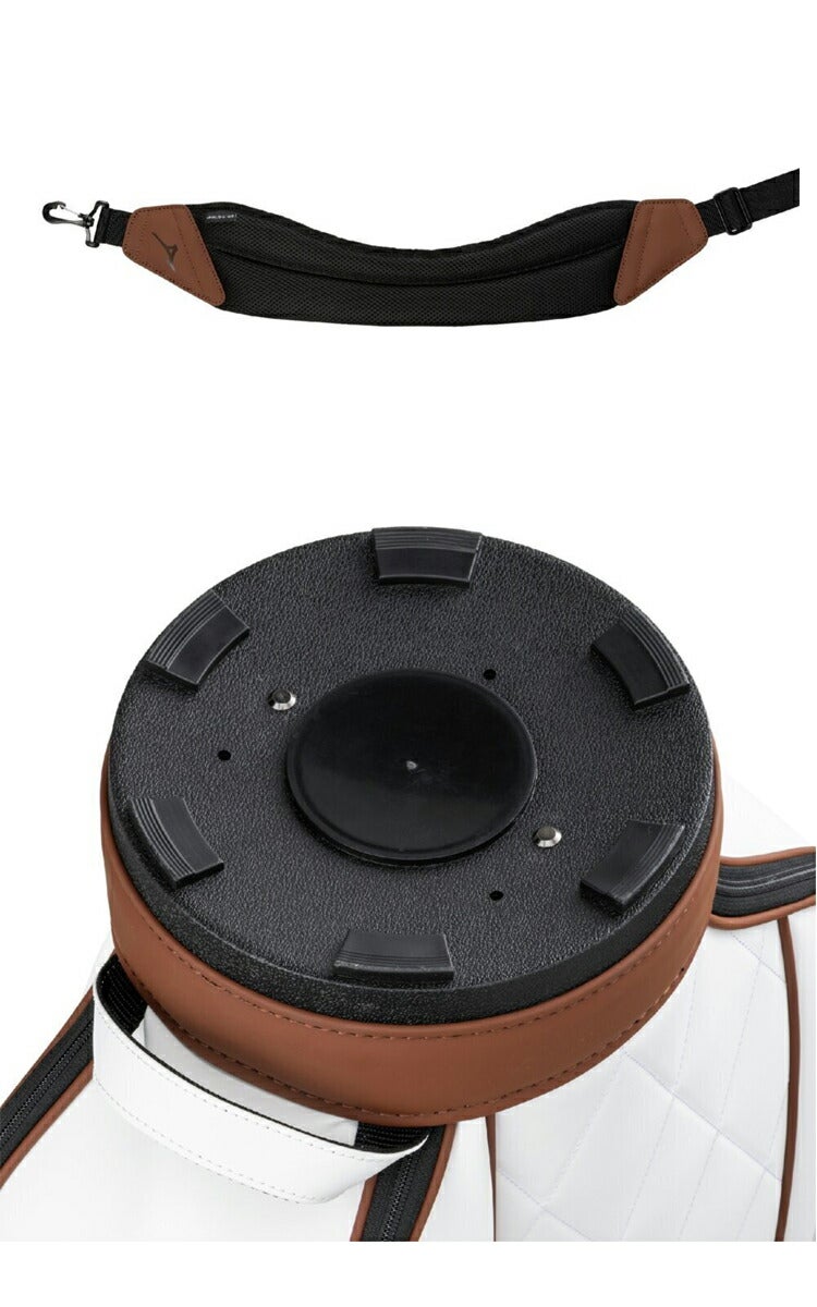 ミズノメンズNX.8キャディーバッグ2.8kg8.5型47インチ対応5分割ネームプレート付属無し5LGC2521キャディバッグ【25】