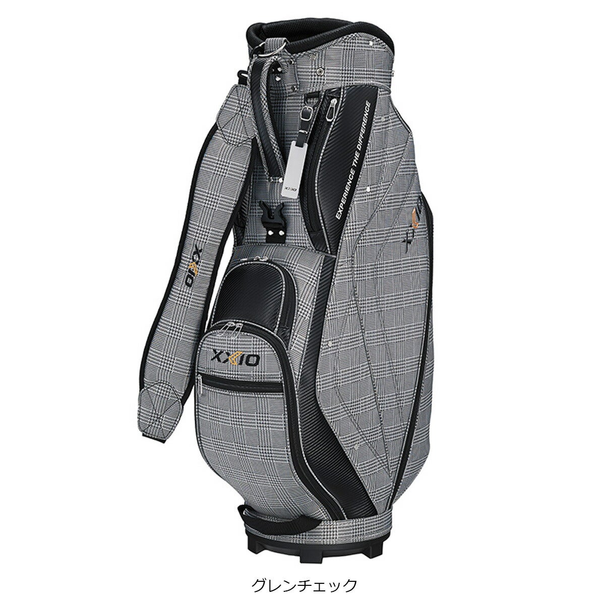 ダンロップメンズゼクシオ超軽量キャディバッグ2.4kg9.5型4分割ネームプレート付属刻印タイプGGC-X164キャディーバッグ【25FW】