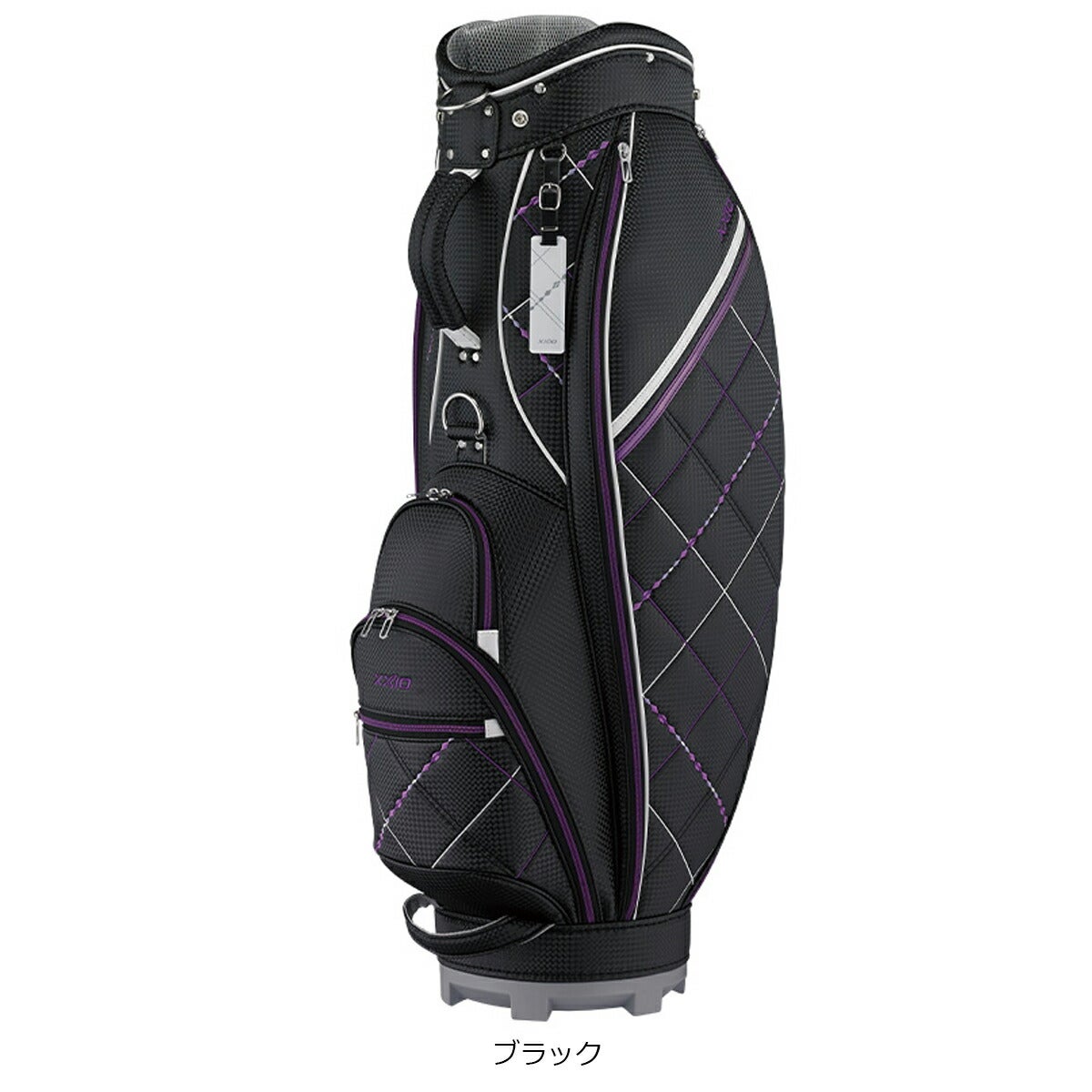 ダンロップレディースゼクシオ超軽量キャディバッグ2.4kg8.5型4分割ネームプレート付属刻印タイプGGC-X165Wキャディバッグ【25FW】