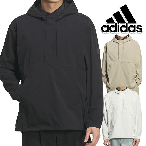 アディダス2026年春夏モデルメンズadidas接触冷感撥水リフレクティブ付きアノラックフーディージャケットwu946【26】