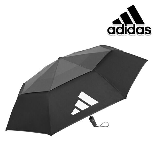 アディダス2026年春夏モデルユニセックスadidas晴れ雨兼用耐久撥水UVカット折畳みコンパクトアンブレラodx54【26】