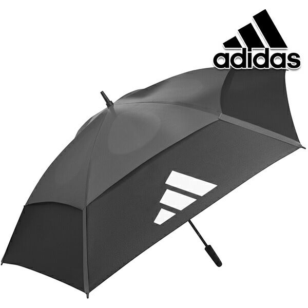 アディダス2026年春夏モデルユニセックスadidas晴れ雨兼用耐久撥水UVカットダブルキャノピーアンブレラodx56【26】