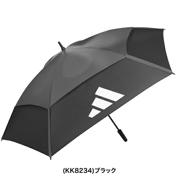 アディダス2026年春夏モデルユニセックスadidas晴れ雨兼用耐久撥水UVカットダブルキャノピーアンブレラodx56【26】