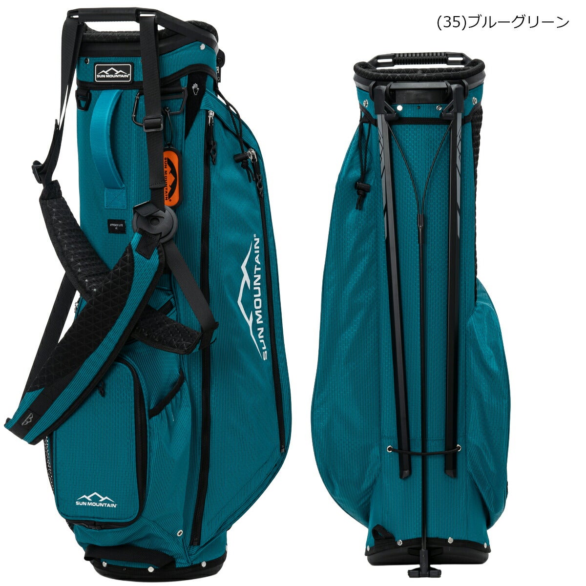 サンマウンテン2026年春夏モデルユニセックスSTAPPROACHLITEJCスタンドキャディバッグ2.2kg9型4分割46インチ対応ネームプレート付属刻印不可SUMG6SC1【26SS】