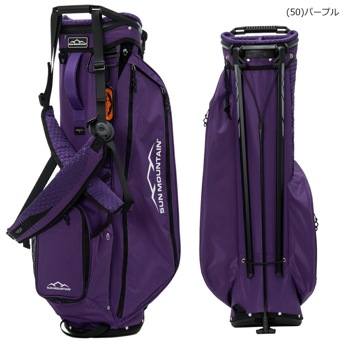 サンマウンテン2026年春夏モデルユニセックスSTAPPROACHLITEJCスタンドキャディバッグ2.2kg9型4分割46インチ対応ネームプレート付属刻印不可SUMG6SC1【26SS】