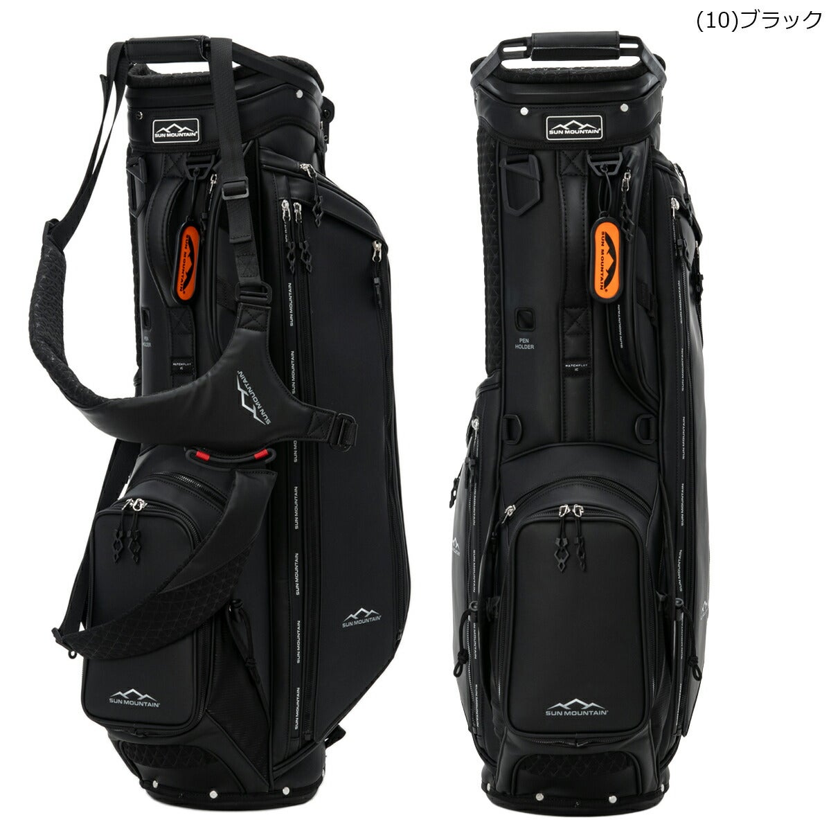 サンマウンテン2026年春夏モデルユニセックスSTMATCHPLAYJCスタンドキャディバッグ3.2kg9型4分割46インチ対応ネームプレート付属刻印不可SUMG6SC2【26SS】