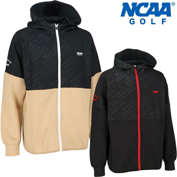 ★全品対象！★【2点以上、一緒に購入で最大Ｐ10倍！※要エントリー】NCAAゴルフ2023年秋冬モデルメンズダンボールニットフルジップパーカーNG1032【23】