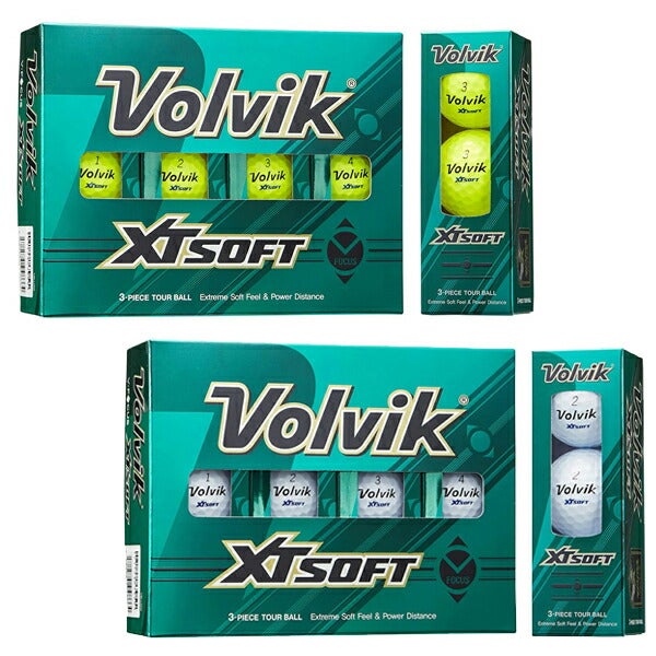 21FWボルビックユニセックスXTSOFTゴルフボール1ダースWHT【21】ゴルフボール