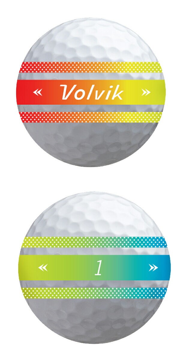 24SSボルビックVISTA3PRISM360ゴルフボール1ダースVV5PNA23Volvik【24】
