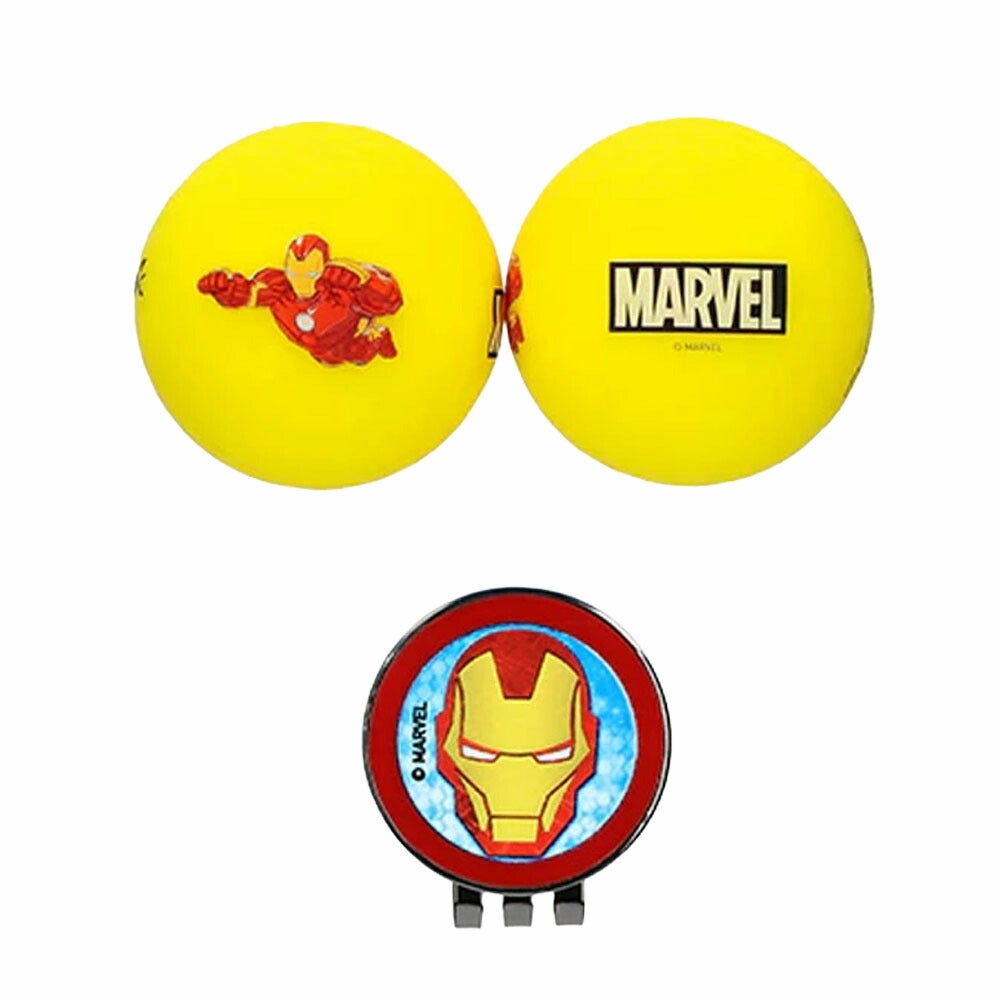 ボルビックMARVELPACK4.0(IRONMAN)ゴルフボール4球入りマーカー付きVV5UNA01【25FW】