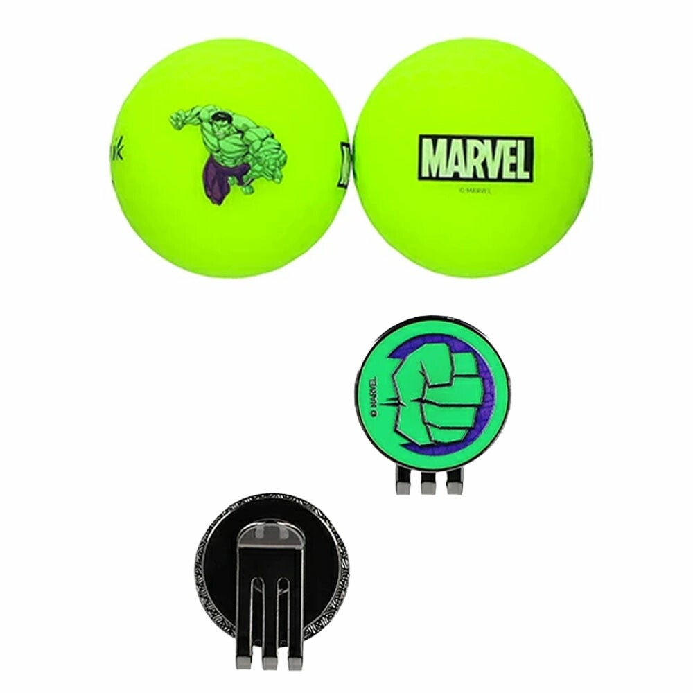 ボルビックMARVELPACK4.0(HULK)ゴルフボール4球入りマーカー付きVV5UNA03【25FW】
