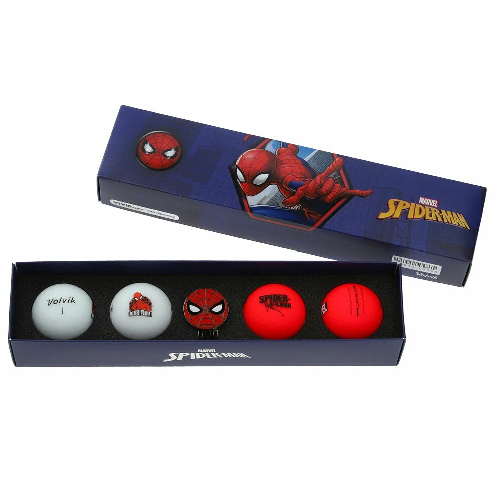 ボルビック MARVEL PACK 4.0 (SPIDER MAN) ゴルフボール 4球入り