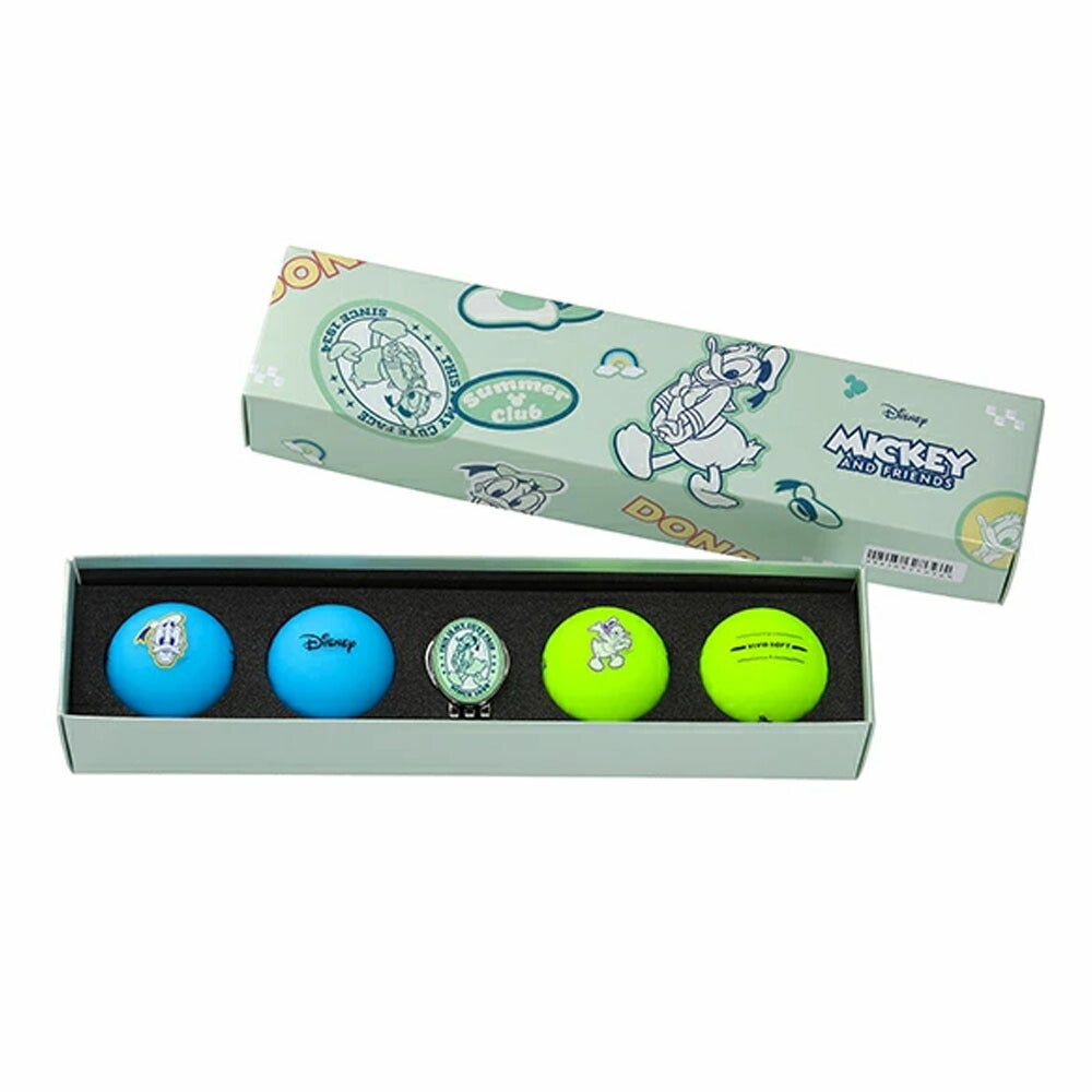 ボルビックDISNEYLONG2.0(DONALD)ゴルフボール4球入りマーカー付きVV5UNA09VOLVIK【25FW】