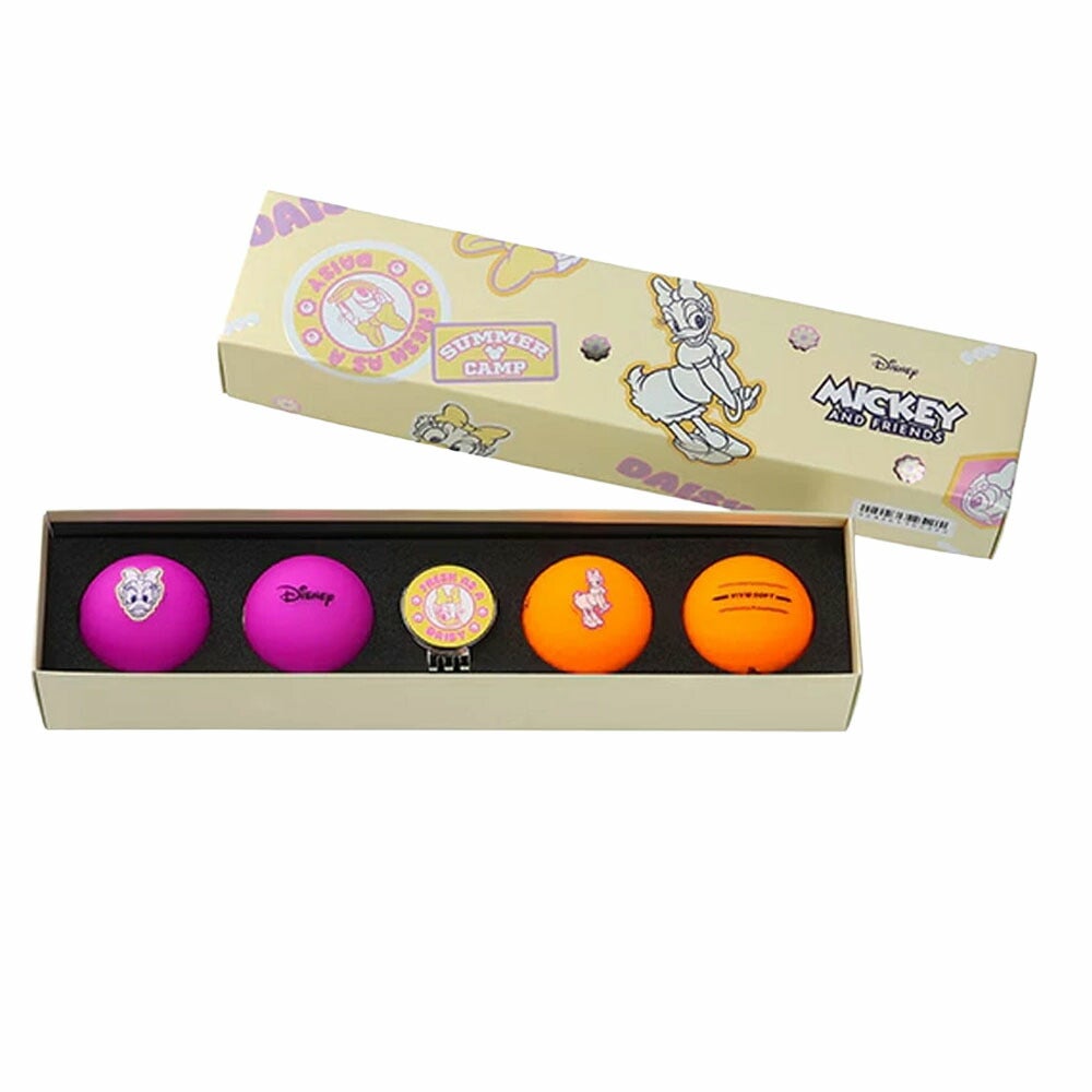 ボルビックDISNEYLONG2.0(DAISY)ゴルフボール4球入りマーカー付きVV5UNA10【25FW】