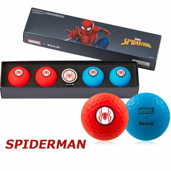 VolvikボルビックMARVELGIFTSET2.0ゴルフボール4球マーカー1個ゴルフボール4球クリップマーカー1個【22】ゴルフボール